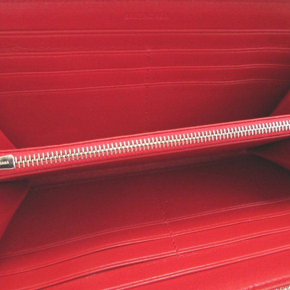 BALENCIAGA Pink Leather Wallet - Picture 5 of 9